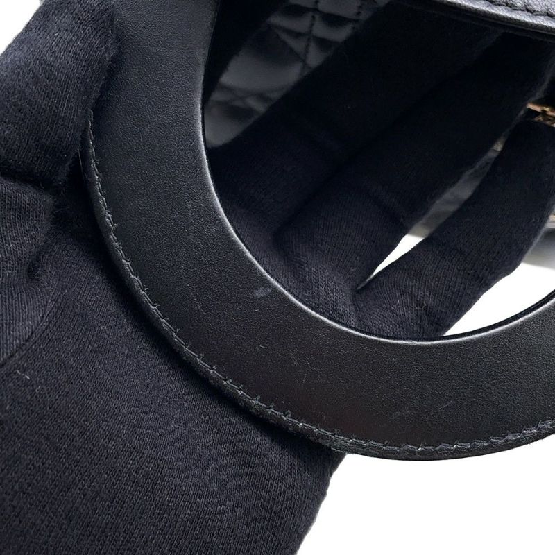 クリスチャン・ディオール ハンドバッグ マイレディディオール カナージュ M0538OCEA Christian Dior バッグ 2wayショルダー 黒