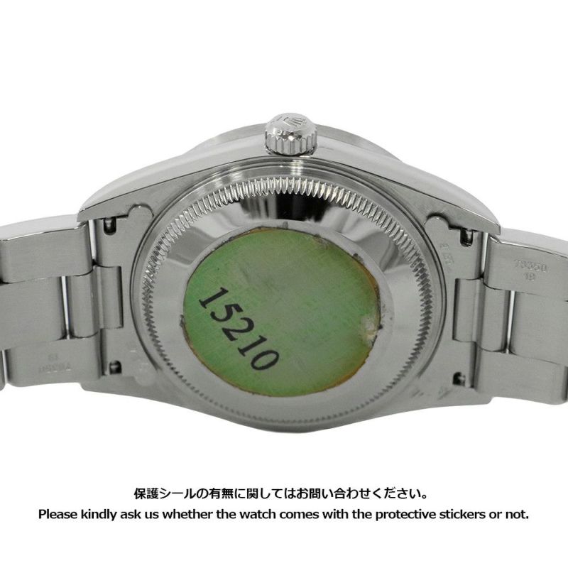 ロレックス オイスターパーペチュアル デイト Y番 15210 ROLEX 腕時計 ブルー文字盤 アラビア