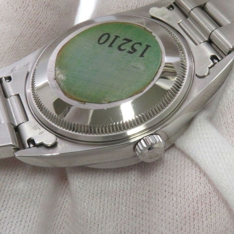 ロレックス オイスターパーペチュアル デイト Y番 15210 ROLEX 腕時計 ブルー文字盤 アラビア