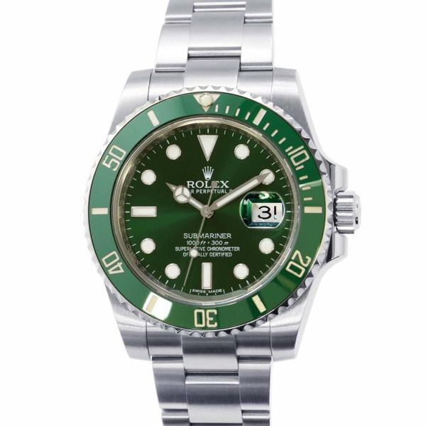 ロレックス サブマリーナ 116610LV ROLEX 腕時計 グリーン文字盤