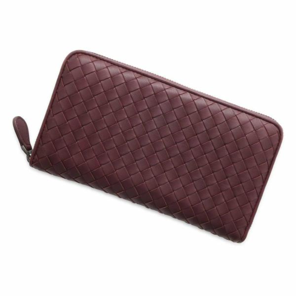 ボッテガヴェネタ 長財布 イントレチャート ジップ アラウンド ウォレット 608053 BOTTEGA VENETA