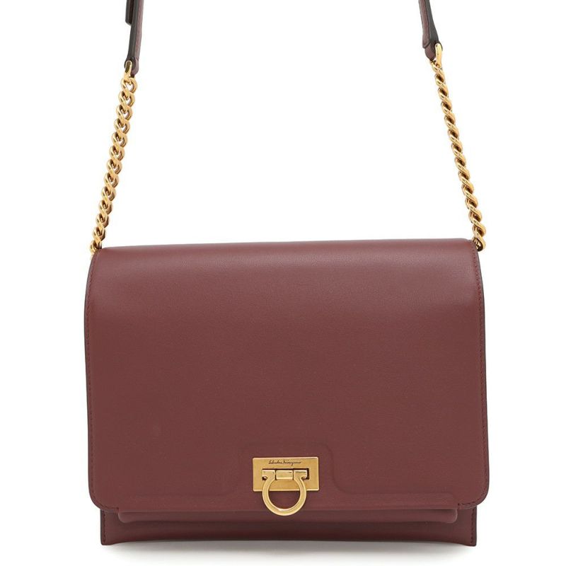 サルヴァトーレ・フェラガモ ショルダーバッグ ガンチーニ レザー 21H984 Ferragamo バッグ