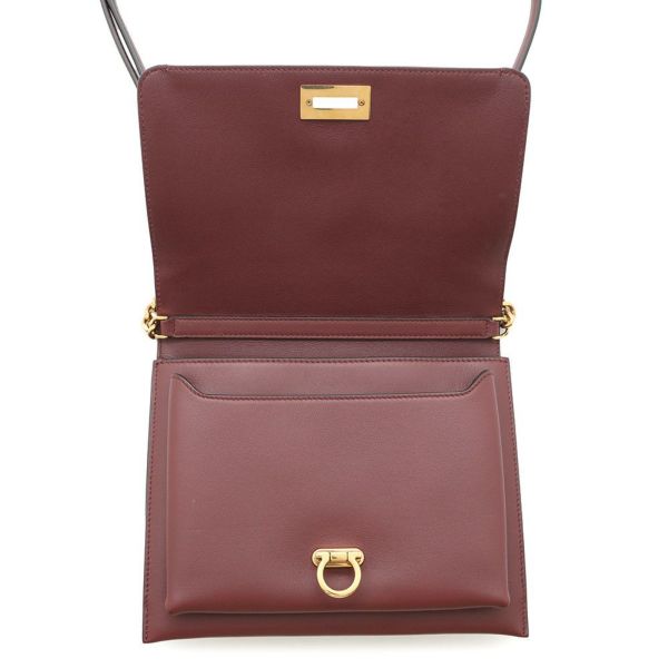 サルヴァトーレ・フェラガモ ショルダーバッグ ガンチーニ レザー 21H984 Ferragamo バッグ