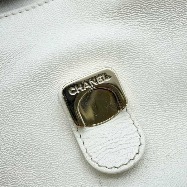 シャネル リュック ココマーク レザー AS0325 CHANEL バッグ バックパック 白