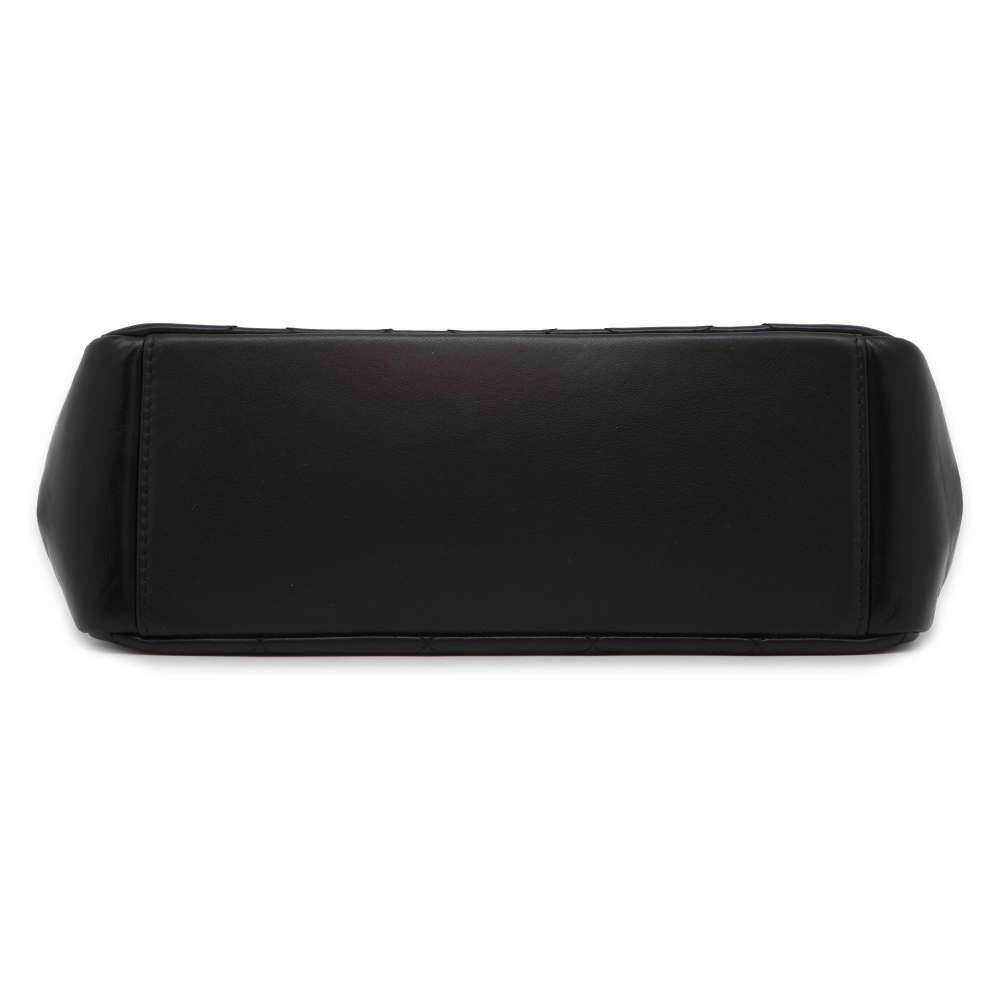 シャネル ハンドバッグ マトラッセ ココマーク トップハンドル レザー CHANEL 2wayチェーンショルダー 黒