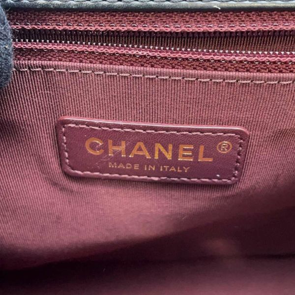 シャネル ハンドバッグ マトラッセ ココマーク トップハンドル レザー CHANEL 2wayチェーンショルダー 黒