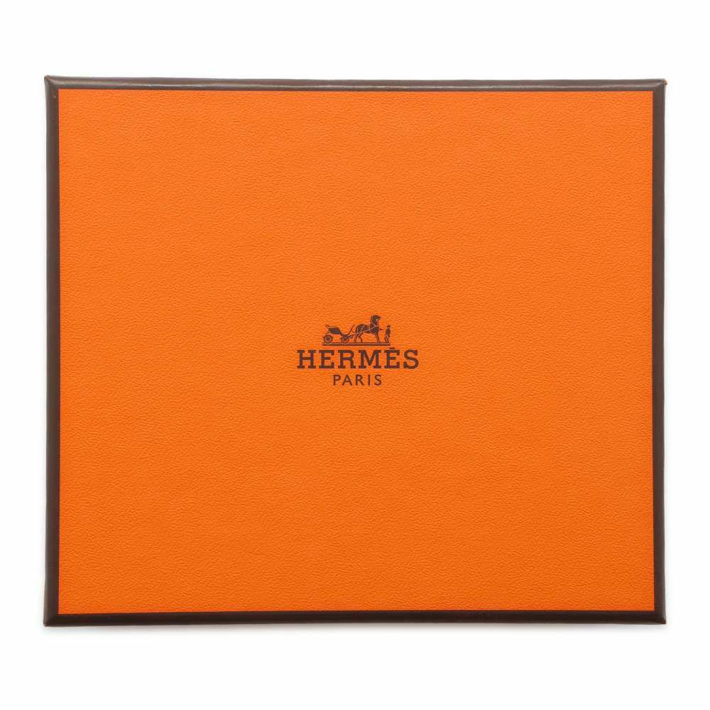 エルメス カードケース ベアン ミニ  モノクローム ブラック/クローム金具 ヴォーエプソン Z刻印 HERMES 財布 黒