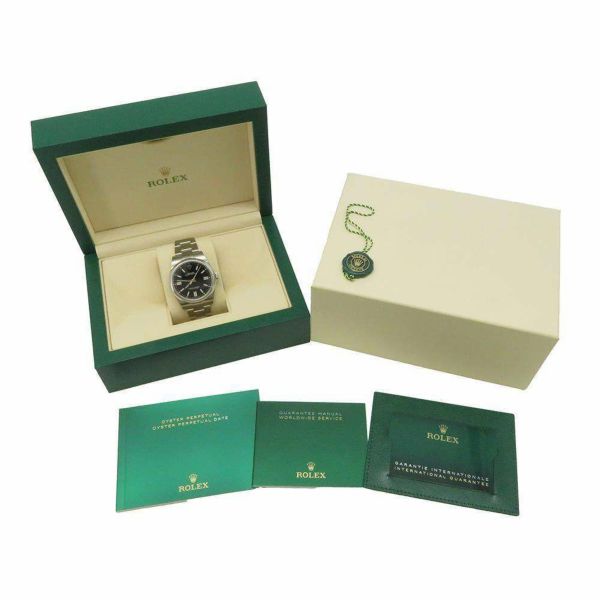 ロレックス オイスターパーペチュアル41 ランダムシリアル ルーレット 124300 ROLEX 腕時計 黒文字盤