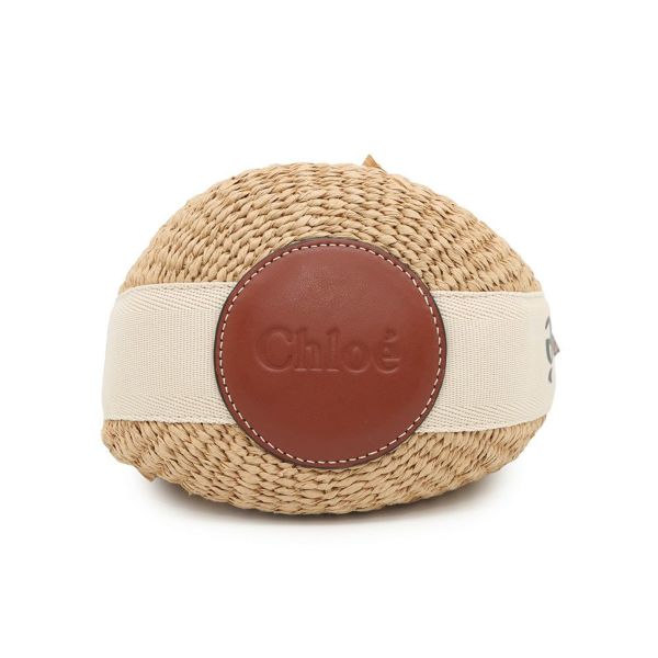 クロエ ハンドバッグ ウッディ スモール バスケット ストロー CHC22SS381G55101 Chloe ショルダーバッグ