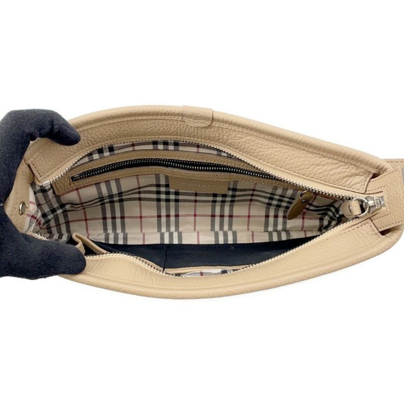 バーバリー ショルダーバッグ レザー ロゴ BURBERRY バッグ