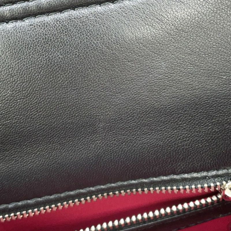 ブルガリ チェーンショルダーバッグ ディーヴァ ドリーム レザー BVLGARI 黒