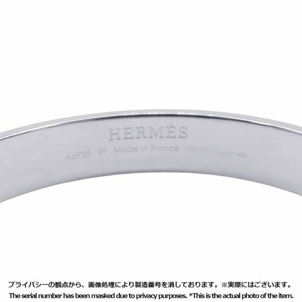 エルメス ブレスレット ミニ クルー バングル GM SV925シルバー