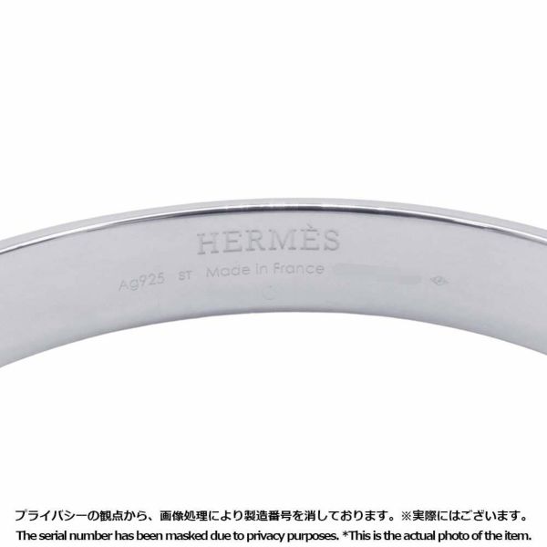 エルメス ブレスレット ミニ クルー バングル GM SV925シルバー サイズST HERMES アクセサリー