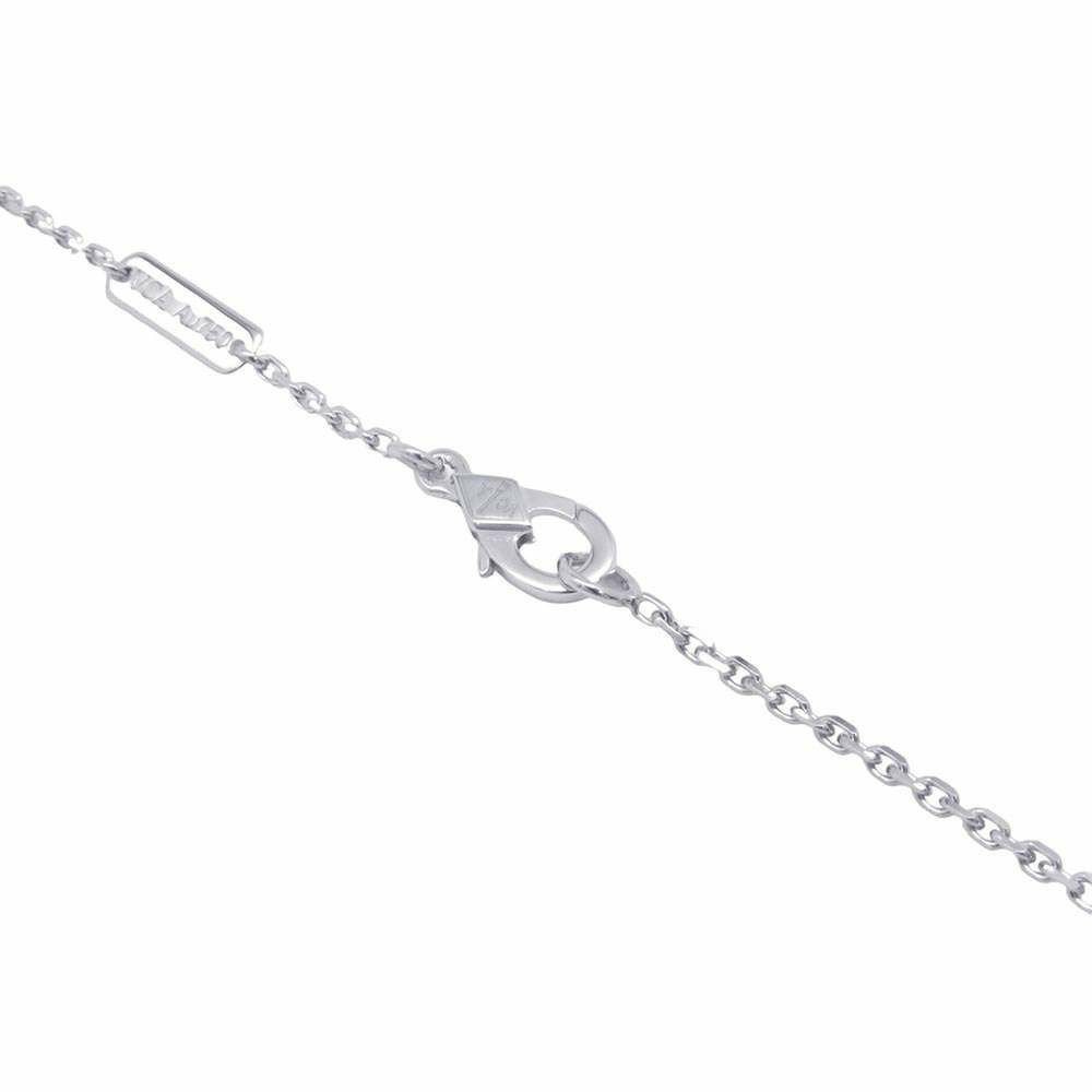 ヴァンクリーフ&アーペル ネックレス ヴィンテージ アルハンブラ ペンダント カルセドニー K18WG VCARD34900