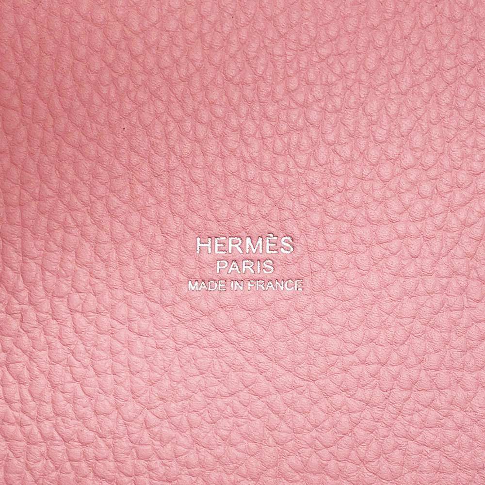 エルメス ハンドバッグ ピコタンロックPM ローズサクラ/シルバー金具 トリヨンクレマンス B刻印
