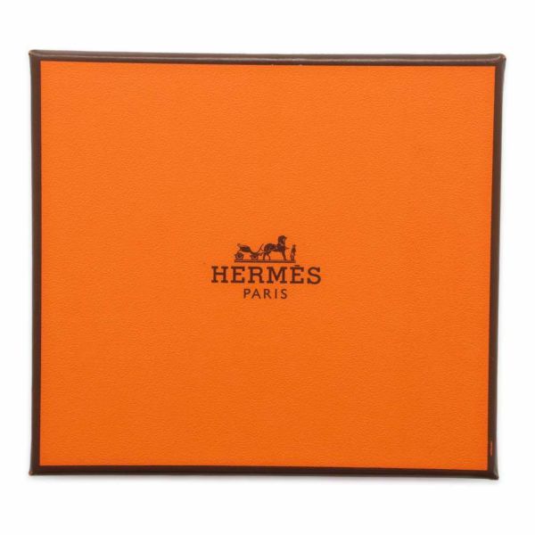 エルメス コインケース バスティア エトゥープ ヴォーエプソン W刻印 HERMES 財布