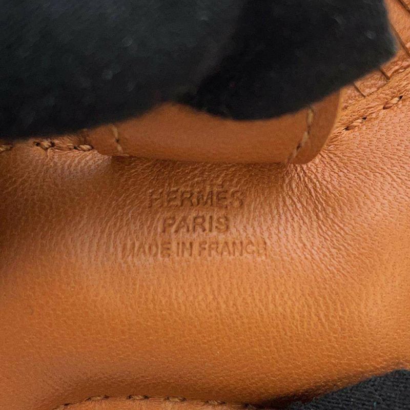 エルメス バッグチャーム ロデオ PM ゴールド ラムスキン B刻印 HERMES チャーム
