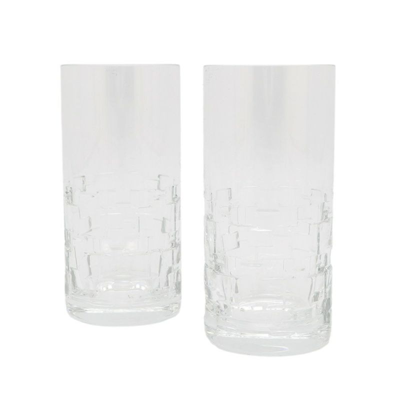 エルメス グラス ペアセット アタージュ ハイボール ガラス クリスタル HERMES ペアグラス