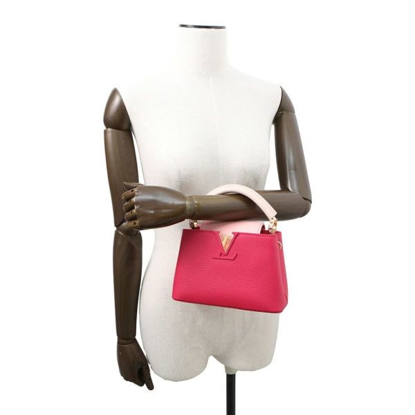 ルイヴィトン ハンドバッグ トリヨンレザー カプシーヌMINI M20845 2way