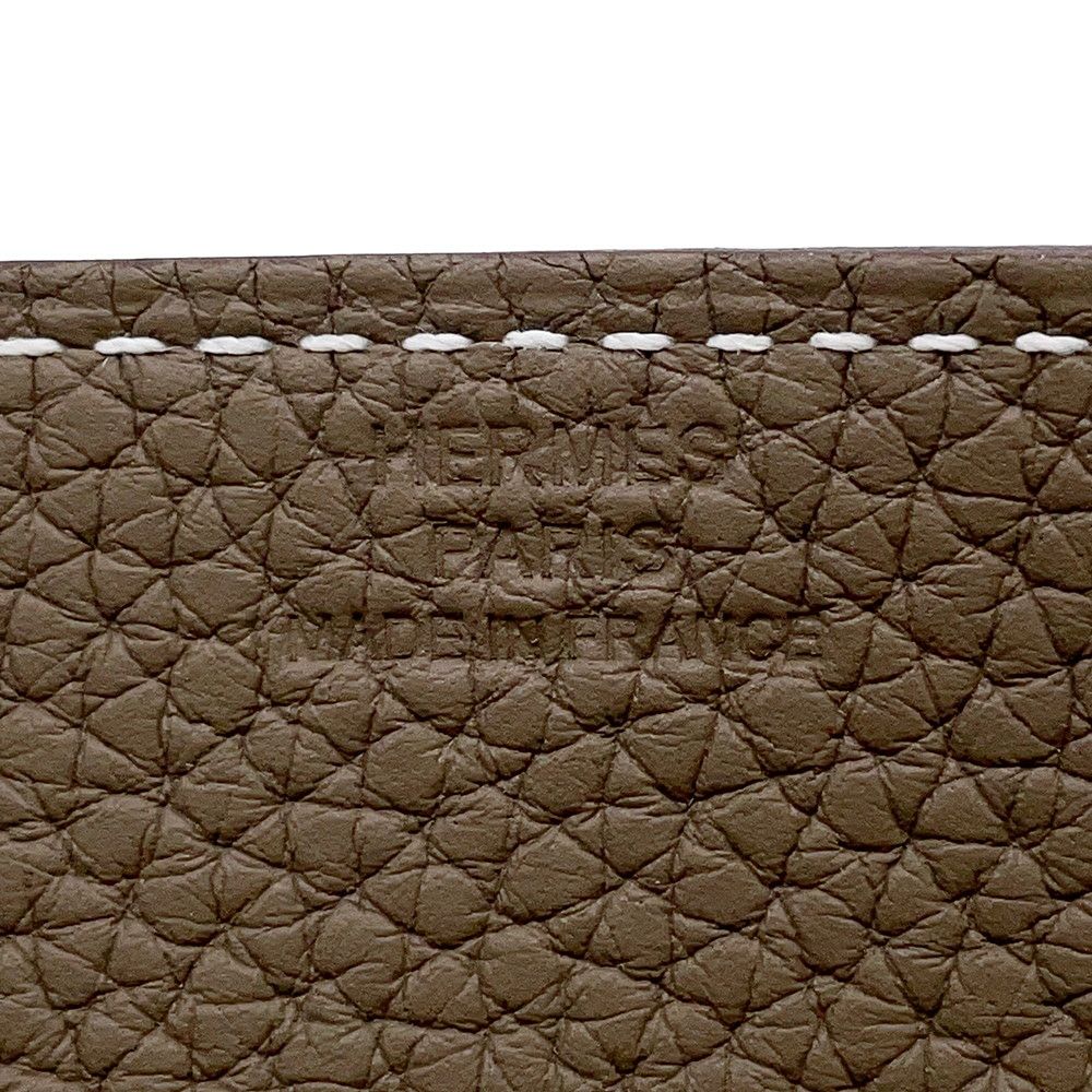 エルメス トレイ ヴィド・ポッシュ ミーズ・エ・ルランス エトゥープ/シルバー金具 トリヨン U刻印 HERMES トレー