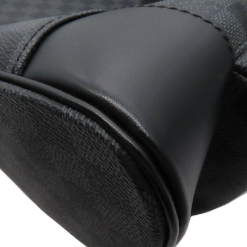 ルイヴィトン リュック ダミエ・グラフィット クリストファーMM N41379 LOUIS VUITTON ブラック 黒 バックパック