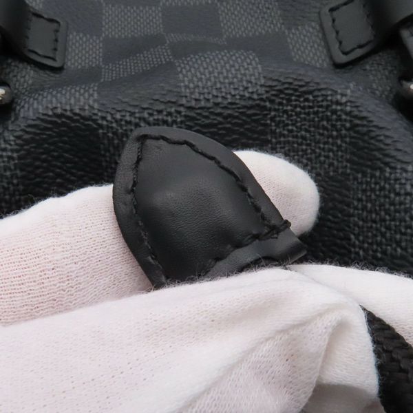 ルイヴィトン リュック ダミエ・グラフィット クリストファーMM N41379 LOUIS VUITTON ブラック 黒 バックパック