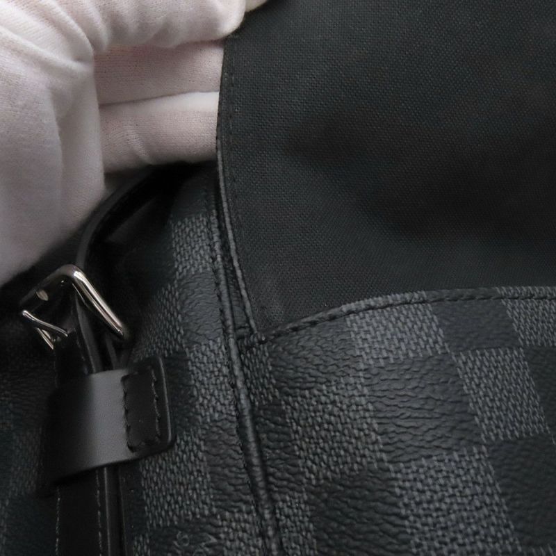 ルイヴィトン リュック ダミエ・グラフィット クリストファーMM N41379 LOUIS VUITTON ブラック 黒 バックパック
