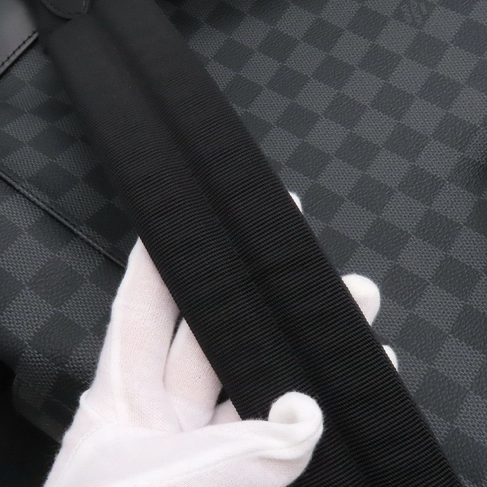 ルイヴィトン リュック ダミエ・グラフィット クリストファーMM N41379 LOUIS VUITTON ブラック 黒 バックパック
