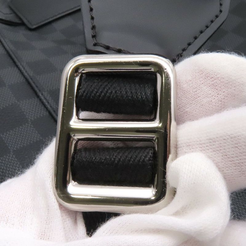 ルイヴィトン リュック ダミエ・グラフィット クリストファーMM N41379 LOUIS VUITTON ブラック 黒 バックパック