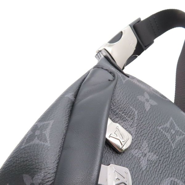 ルイヴィトン ボディバッグ モノグラム・エクリプス ディスカバリー・バムバッグ M44336 LOUIS VUITTON ブラック 黒