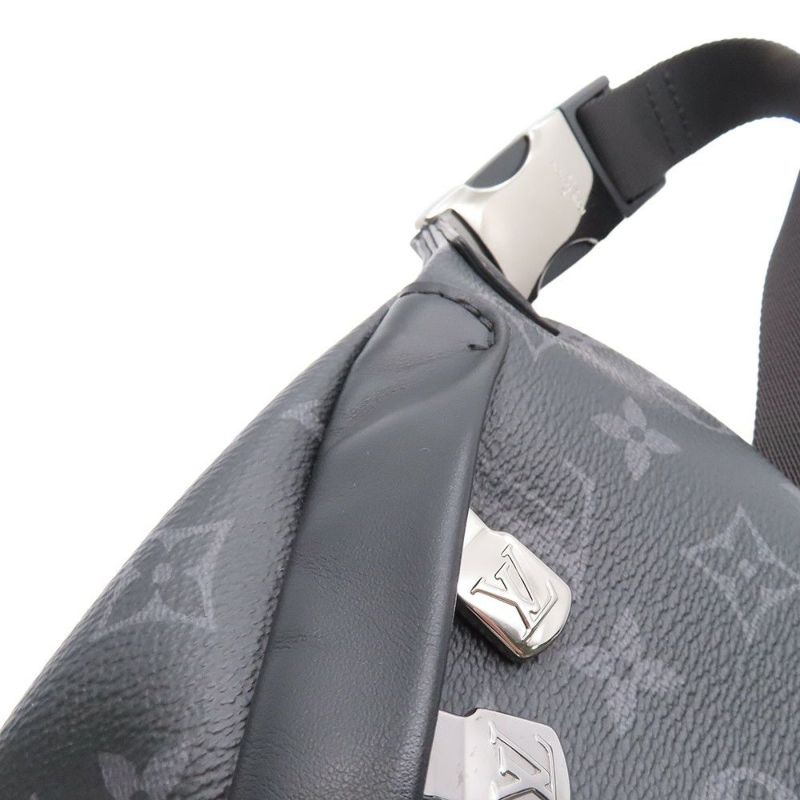 ルイヴィトン ボディバッグ モノグラム・エクリプス ディスカバリー・バムバッグ M44336 LOUIS VUITTON ブラック 黒