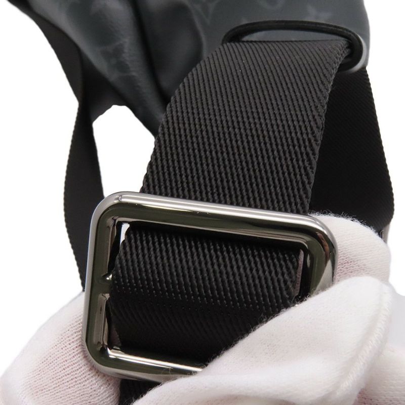 ルイヴィトン ボディバッグ モノグラム・エクリプス ディスカバリー・バムバッグ M44336 LOUIS VUITTON ブラック 黒