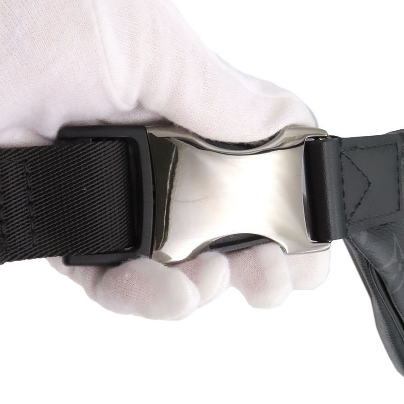 ルイヴィトン ボディバッグ モノグラム・エクリプス ディスカバリー・バムバッグ M44336 LOUIS VUITTON ブラック 黒