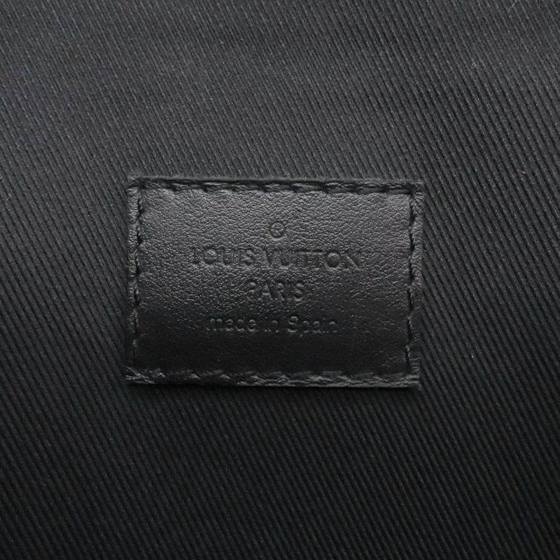 ルイヴィトン ボディバッグ モノグラム・エクリプス ディスカバリー・バムバッグ M44336 LOUIS VUITTON ブラック 黒