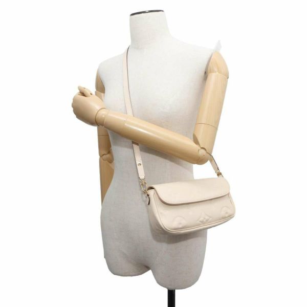 ルイヴィトン ショルダーウォレット モノグラム・アンプラント ウォレット オン チェーン・アイビー M82210