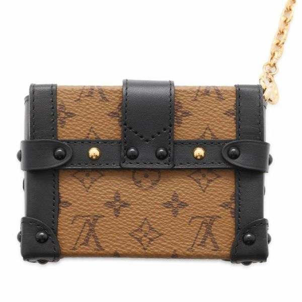 ルイヴィトン ポーチ モノグラム・リバース エッセンシャル・トランク R98571 LOUIS VUITTON ブラック 黒 チャーム