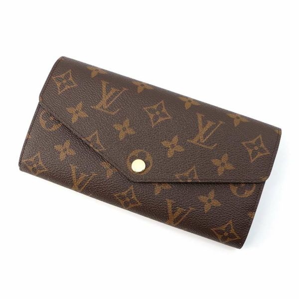 ルイヴィトン 長財布 モノグラム ポルトフォイユ・サラ NM M83580 LOUIS VUITTON ブルーオランプ