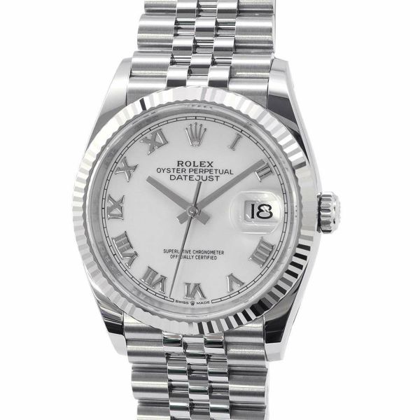 ロレックス デイトジャスト 126234 ROLEX 腕時計 白文字盤