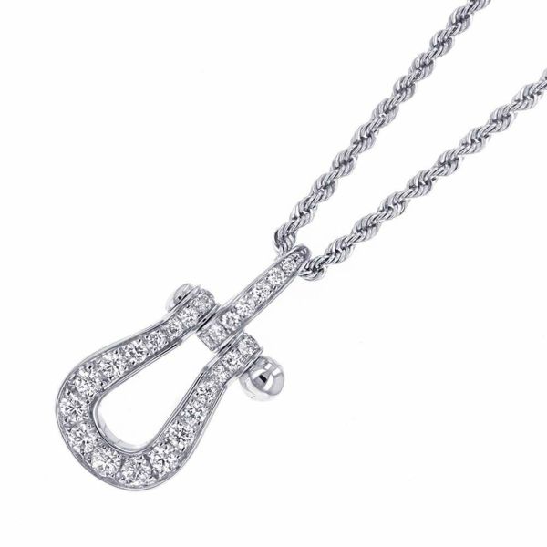 フレッド ネックレス フォース10 ミディアム ダイヤモンド K18WG