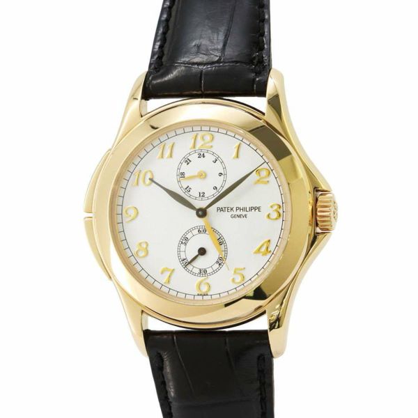 パテックフィリップ カラトラバ トラベルタイム 5134J-001 PATEK PHILIPPE 腕時計 シルバー文字盤 安心保証 |  中古・新品ブランド販売ギャラリーレア公式通販