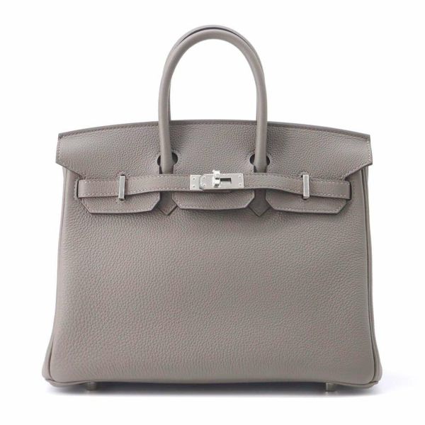 エルメス バーキン25 グリメイヤー/シルバー金具 トゴ B刻印 HERMES Birkin ハンドバッグ