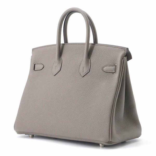 エルメス バーキン25 グリメイヤー/シルバー金具 トゴ B刻印 HERMES Birkin ハンドバッグ