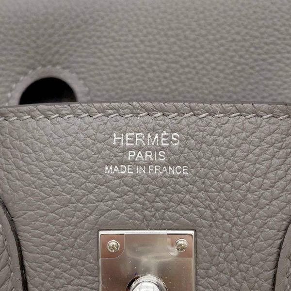 エルメス バーキン25 グリメイヤー/シルバー金具 トゴ B刻印 HERMES Birkin ハンドバッグ