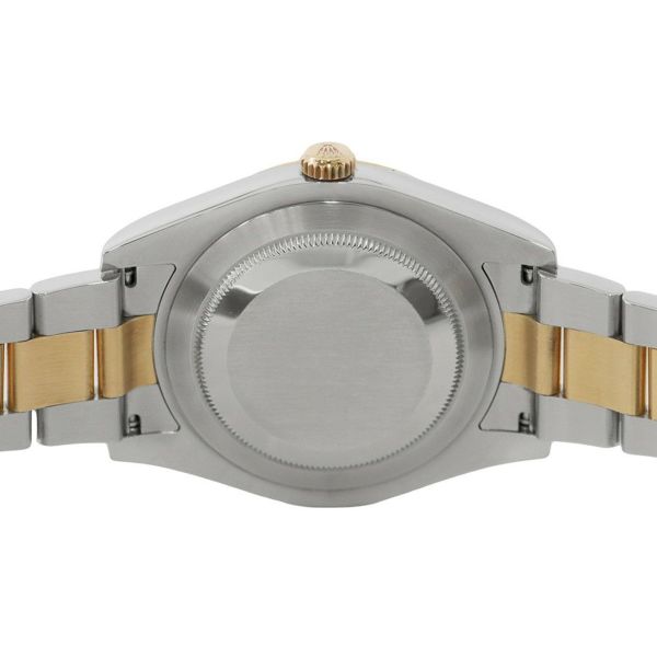 ロレックス デイトジャスト G番 SS/K18YG 116333G ROLEX 腕時計 黒文字盤 10Pダイヤ