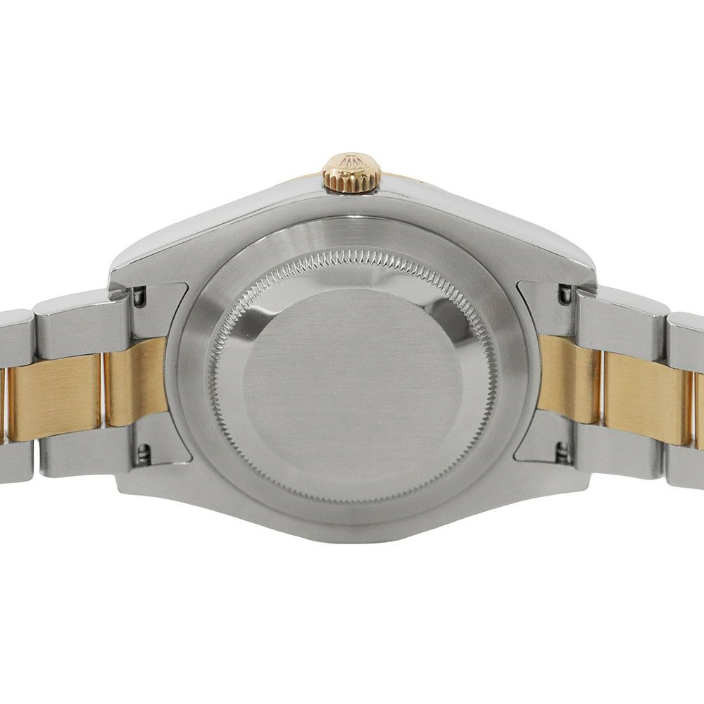 ロレックス デイトジャスト G番 SS/K18YG 116333G ROLEX 腕時計 黒文字盤 10Pダイヤ