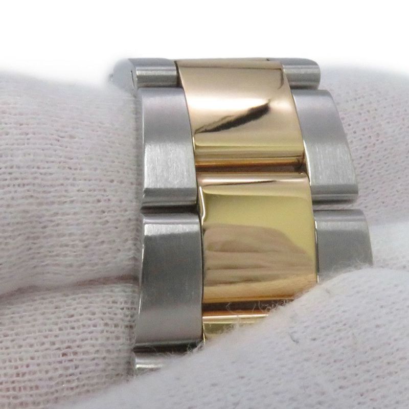 ロレックス デイトジャスト G番 SS/K18YG 116333G ROLEX 腕時計 黒文字盤 10Pダイヤ