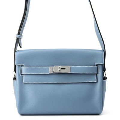 ❤お得なお品❤グッドニュースPM ブルージーン シルバー金具 エルメス □L刻印 ❤お得なお品❤グッドニュースPM ブルージーン シルバー金具