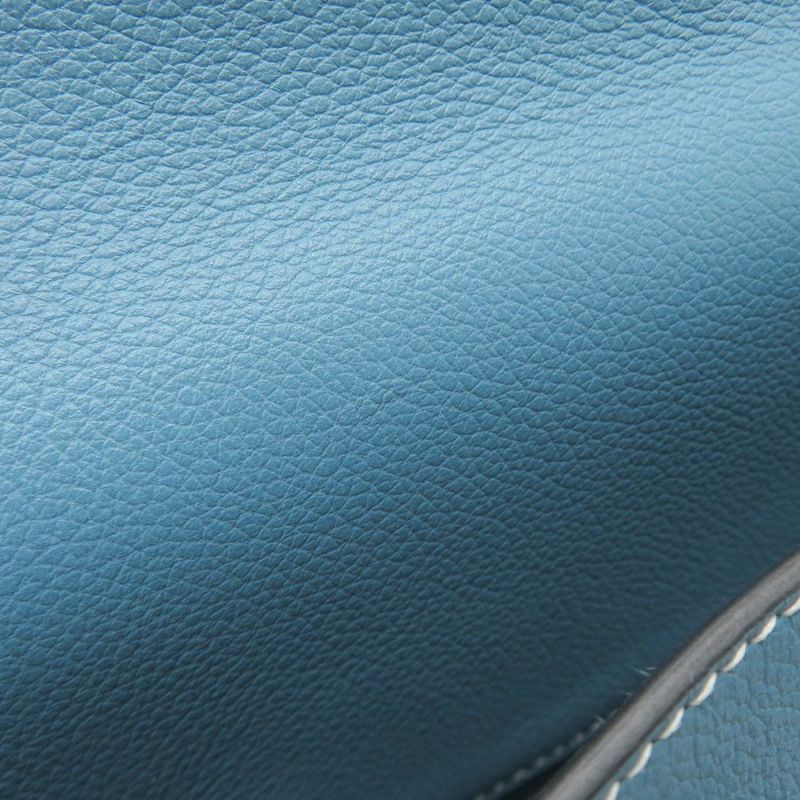 エルメス ケリーメッセンジャーPM ニューブルージーン/シルバー金具 エバーカラー W刻印 HERMES メンズ