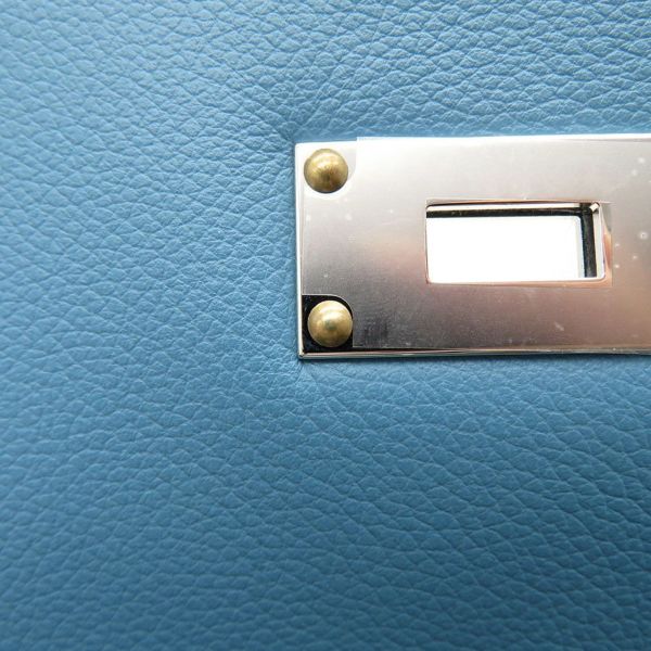 エルメス ケリーメッセンジャーPM ニューブルージーン/シルバー金具 エバーカラー W刻印 HERMES メンズ