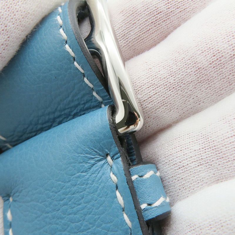 エルメス ケリーメッセンジャーPM ニューブルージーン/シルバー金具 エバーカラー W刻印 HERMES メンズ